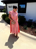 Tangerine Stripe Dress