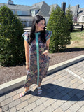 Palm Button Up Dress